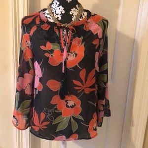Black Rainn Floral print